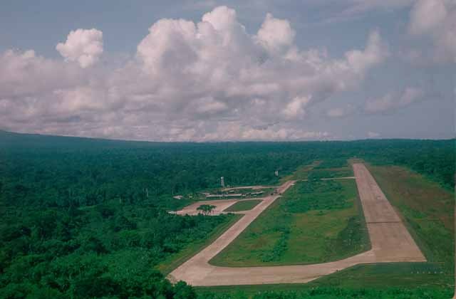 Vista aérea Aeropuerto Santa Isabel 1964