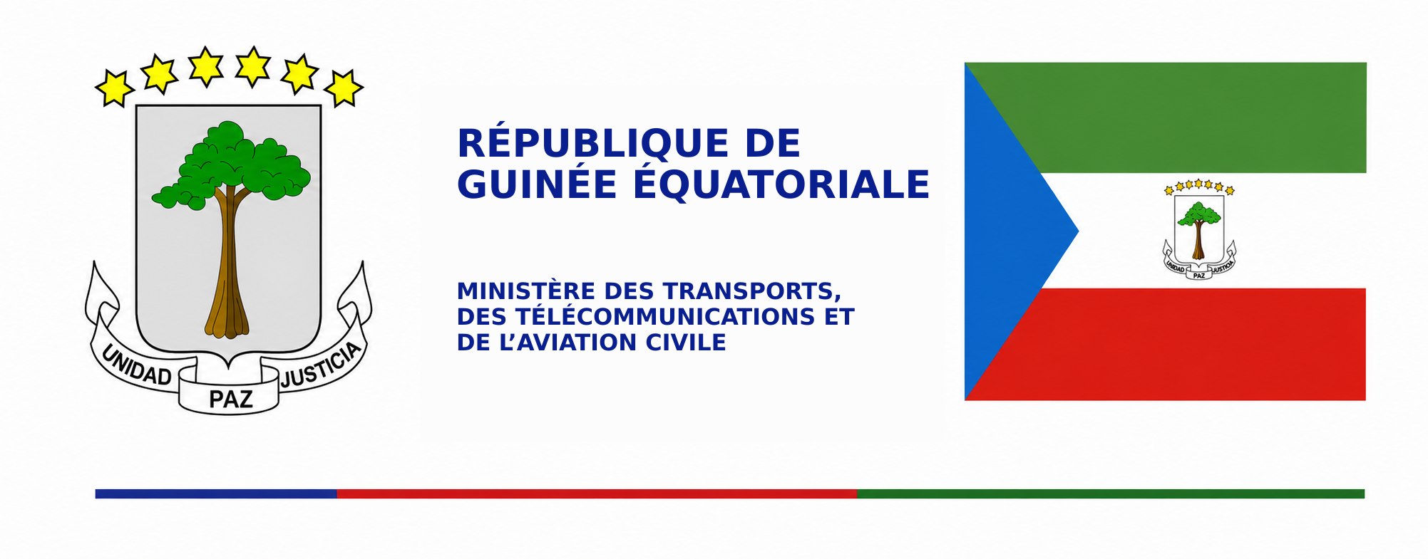 República de Guinea Ecuatorial · Ministerio de Transporte, Telecomunicaciones y Aviación Civil
